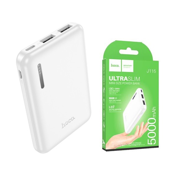 Power Bank Hoco J115 Journey 5000mAh Blanco